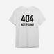 Футболка з принтом "404 not found" | XS | Білий 1076148299-1202 фото 4