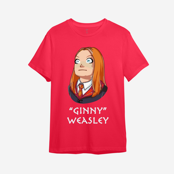 Детская футболка с принтом "Ginny Weasley" Гарри Поттер | 3/4 | Красный 1059906675-9580-361 фото