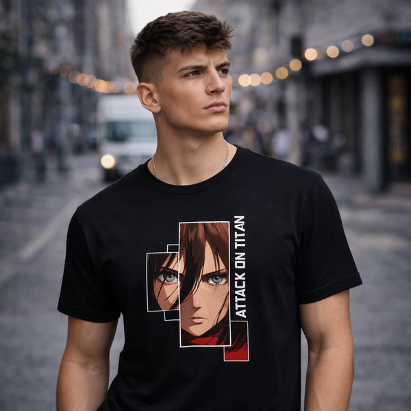 Футболка з принтом "Attack on Titan" Shingeki no Kyojin 1 1061678936-AN фото