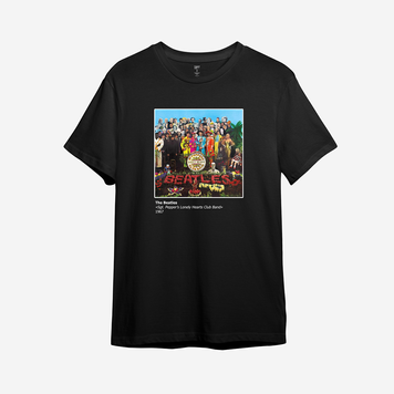 Футболка з принтом "Sgt Pepper" Beatles | XS | Чорний 1014961975-146104-st фото