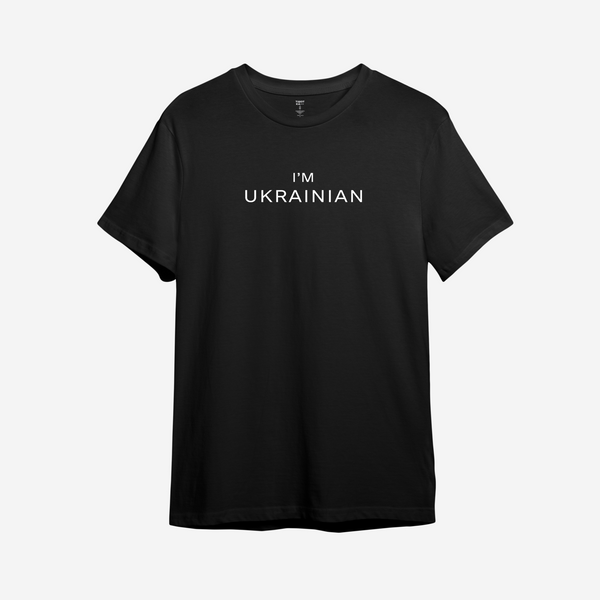 Футболка с принтом "I'm Ukrainian" ab-1014330347 фото