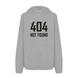 Худі з принтом "404 not found" S, Темно-сiрий меланж 1660570260-2533 фото