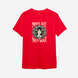 Футболка с принтом "Make Art Not War" OBEY | XS | Красный 1040076237-4139-st фото