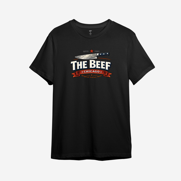 Футболка с принтом "The beef" Медведь 1098068401 фото