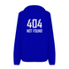 Худі з принтом "404 not found" S, Синiй 1660570260-6312 фото