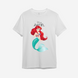 Дитяча футболка з принтом "Ariel" Disney | 3/4 | Білий 1046869542-2067 фото