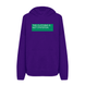 Худи c принтом "This clothing is not syntepon". С юмором про United Colors of Benetton S, Фиолетовый 1026212868-8466 фото