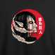 Футболка з принтом "Attack on Titan" Shingeki no Kyojin 3 | XS | Чорний 1036658391-AN-2221-st фото 2
