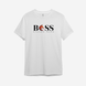 Футболка с принтом "Strogo BOSS" (Hugo Boss) | XS | Белый 1004300389-9256-st фото