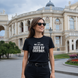 Футболка з принтом "Odesa. Built by Jews. Used by Everybody." з Одеси з любов'ю 1028622022 фото 1