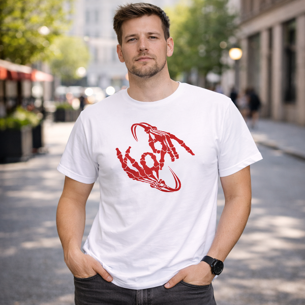 Футболка с принтом "Korn" | XL | Белый 1009799125-9259-st фото