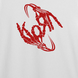Футболка с принтом "Korn" | XL | Белый 1009799125-9259-st фото 4