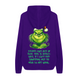 Худі з принтом "If I can&rsquo;t find something nice to wear, I&rsquo;m not going". Гринч S, Фиолетовый 1461514385-1944 фото