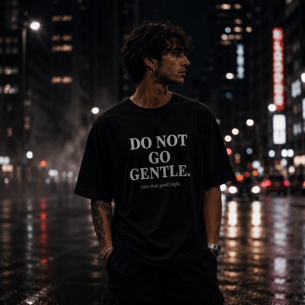Футболка с принтом "Do not go gentle" Интерстеллар 1069425452 фото