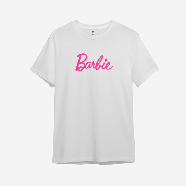 Футболка з принтом "Barbie" XS, Білий ab-1056762036-363 фото