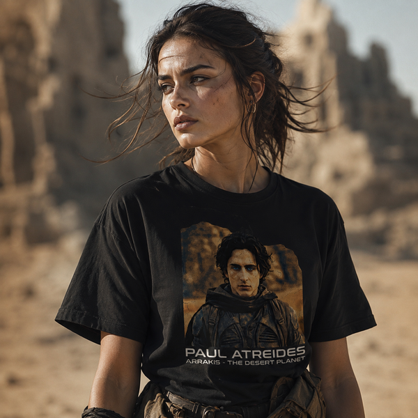 Футболка з принтом "Paul Atreides" Dune | XS | Чорний 1015519505-639468-st фото