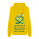 Худі з принтом "If I can&rsquo;t find something nice to wear, I&rsquo;m not going". Гринч S, Желтый 1461514385-6368 фото