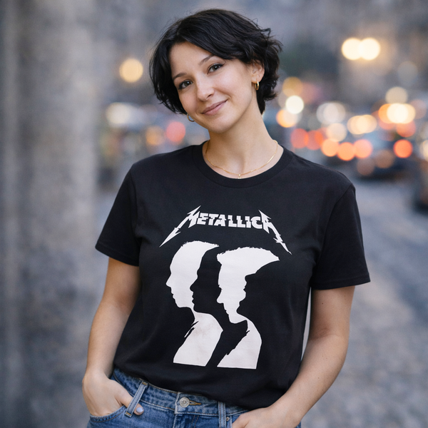 Футболка с принтом "Metallica" | XS | Черный ab-1085141182-446847 фото