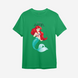 Дитяча футболка з принтом "Ariel" Disney | 3/4 | Зелений 1046869542-877 фото
