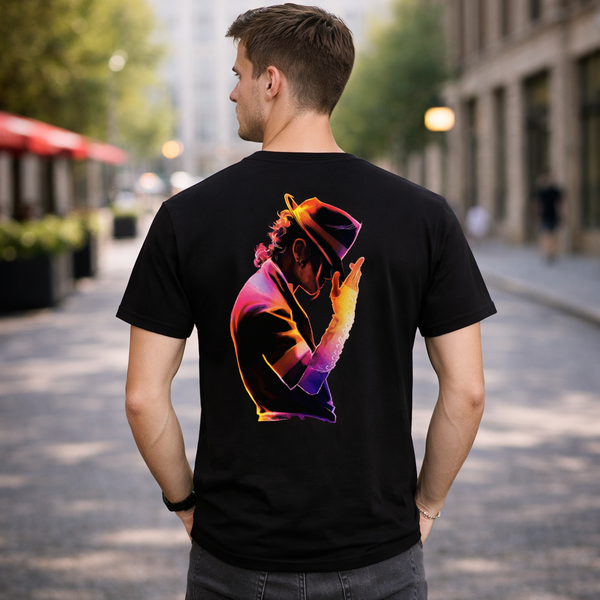 Футболка з принтом "Michael Jackson" | XS | Чорний 1062510498-750750 фото