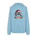 Новогоднее худи с принтом "Christmas Gamer" S, Голубой 1061200794-8844 фото