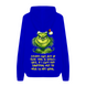 Худі з принтом "If I can&rsquo;t find something nice to wear, I&rsquo;m not going". Гринч M, Синий 1461514385-4899 фото