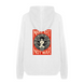 Худі з принтом "Make Art Not War". OBEY S, Білий 1081982748-1330 фото