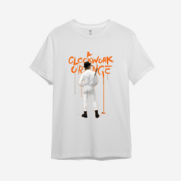 Футболка з принтом "Clockwork orange". Clockwork orange 1091522395 фото