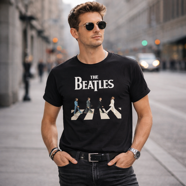 Футболка з принтом "The Beatles" 1030801865 фото