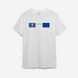 Футболка з принтом "Kyiv love Europe" | XS | Білий 1027658633-4934-st фото