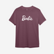 Футболка с принтом "Barbie" | XS | Бордовый ab-1056762036-153 фото